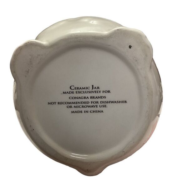 Vintage Swiss Miss Christmas Ceramic Polar Bear Canister Cookie Jar - Picture 5 of 8